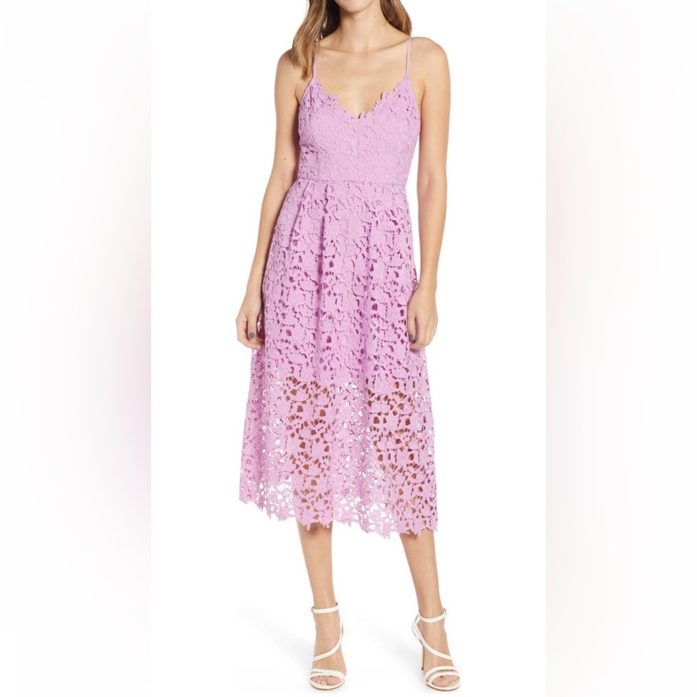 ASTR the Label Lace Midi Dress